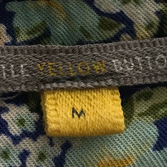 Little yellow button top stripe sleeve embroidered - Picture 8 of 8